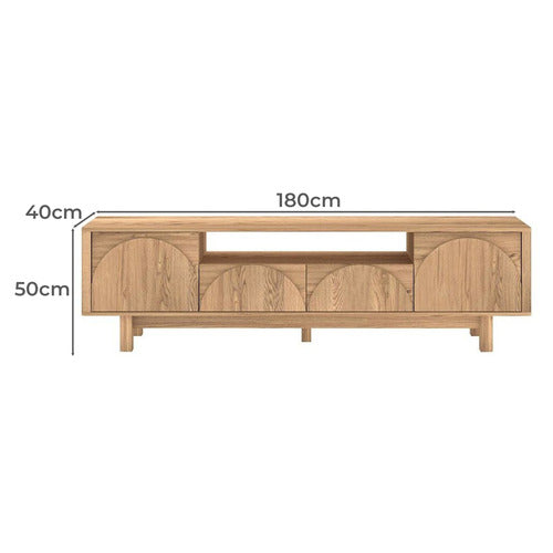 CAPE FURNITURE KEATON 2 DOOR 2 DRAWER ENTERTAINMENT UNIT