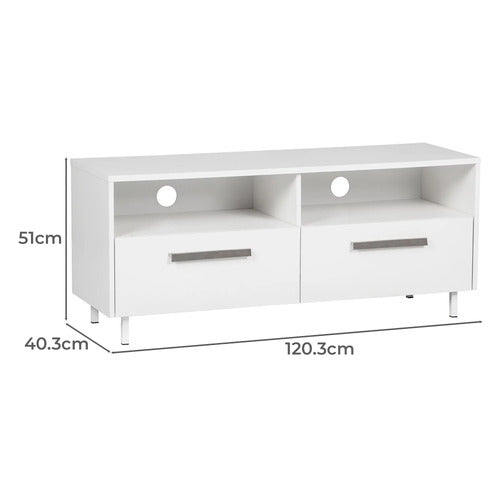 CORNER OFFICE KEIRA 2 DRAWER ENTERTAINMENT UNIT