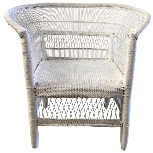 TRIBAL EXPRESSIONS AUTHENTIC MALAWI REED ARMCHAIR
