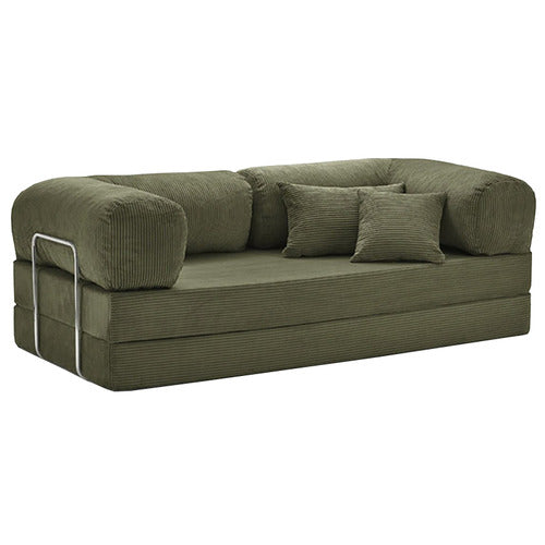 MIKASA FURNITURE KIRAN 3 SEATER DOUBLE CORDUROY SOFA BED