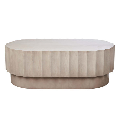 THE HOME COLLECTIVE KNOX MANGO WOOD COFFEE TABLE