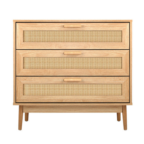 LIVING FUSION HOLLY 3 DRAWER RATTAN CHEST