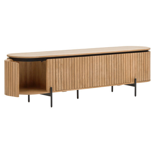 LINEA FURNITURE LAGAN MANGO WOOD ENTERTAINMENT UNIT