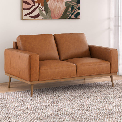 LANDIS 2 SEATER GENUINE LEATHER SOFA