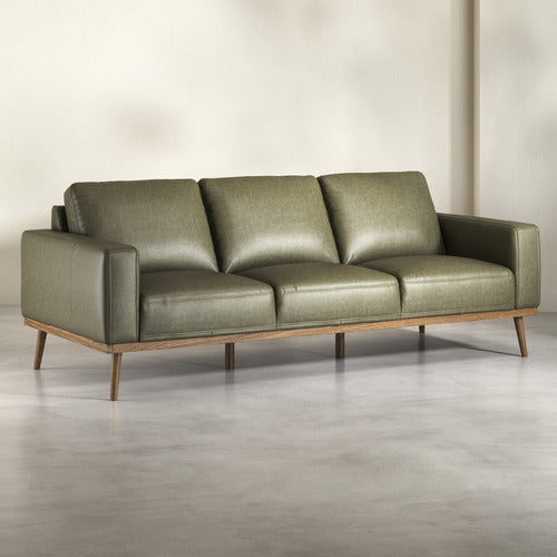 LANDIS 3 SEATER GENUINE LEATHER SOFA
