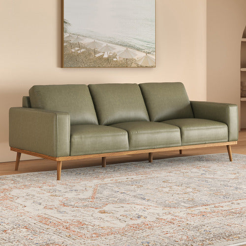 LANDIS 3 SEATER GENUINE LEATHER SOFA