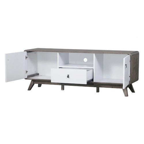 CORNER OFFICE LARS 2 DOOR WOODEN ENTERTAINMENT UNIT
