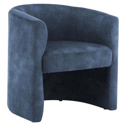 CORNER OFFICE LEILANI VELVET ARMCHAIR
