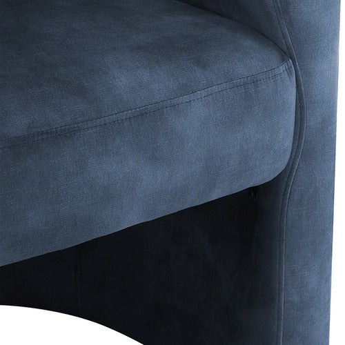 CORNER OFFICE LEILANI VELVET ARMCHAIR