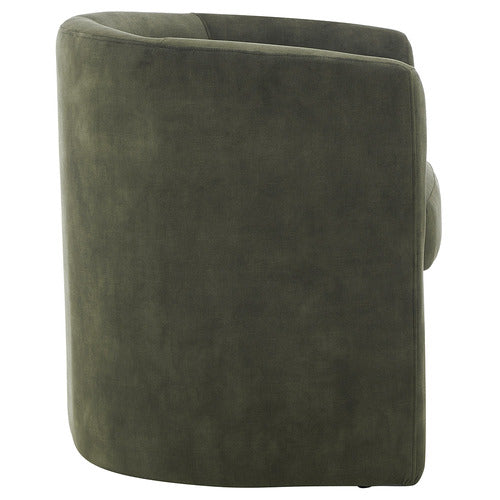 CORNER OFFICE LEILANI VELVET ARMCHAIR