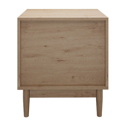 LIVING FUSION ADRIAN 2 DRAWER BEDSIDE TABLE