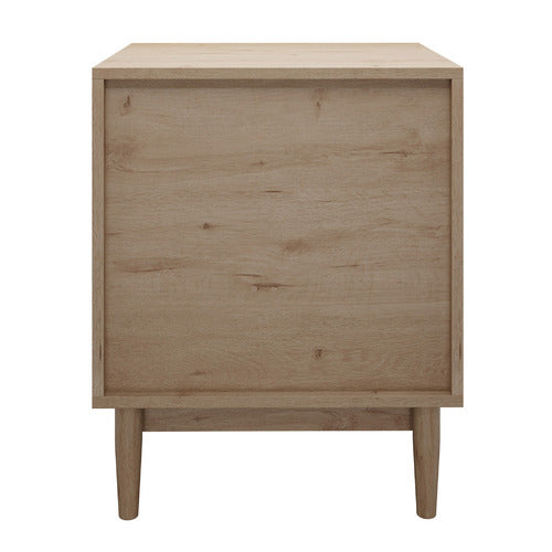 LIVING FUSION ADRIAN 3 DRAWER BEDSIDE TABLE
