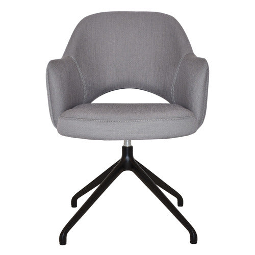 BRIGHT SIDE FURNITURE LEX COTTON-BLEND TRESTLE ARMCHAIRS (SET OF 2)
