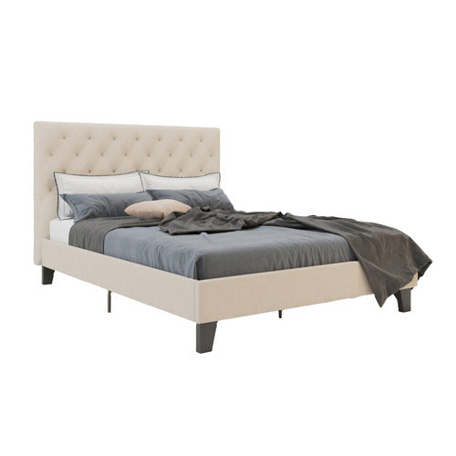 RAWSON & CO LIGHT BEIGE OXFORD WOODEN BED