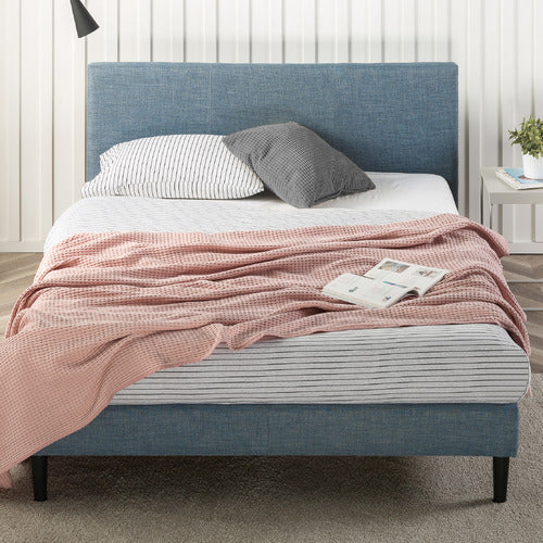 STUDIO HOME BLUE LEANNE PLATFORM BED