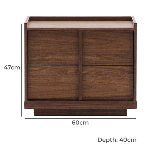 LINEA FURNITURE LILLIAN BEDSIDE TABLE