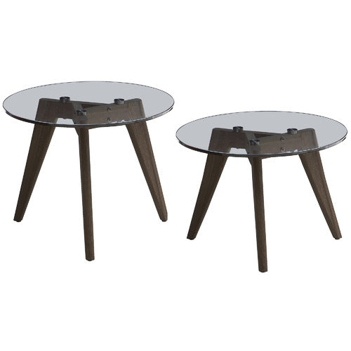 INNOVA STUDIO LILO GLASS-TOP COFFEE TABLE
