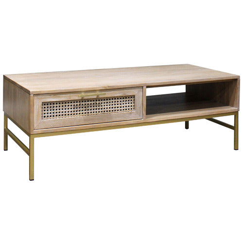 CARRINGTON FURNITURE LILO RATTAN COFFEE TABLE