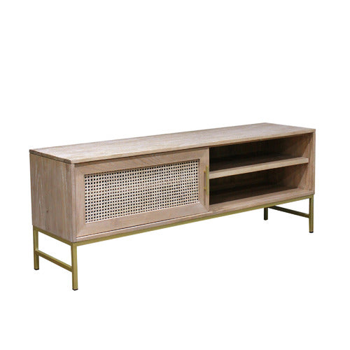CARRINGTON FURNITURE 160CM LILO RATTAN TV UNIT