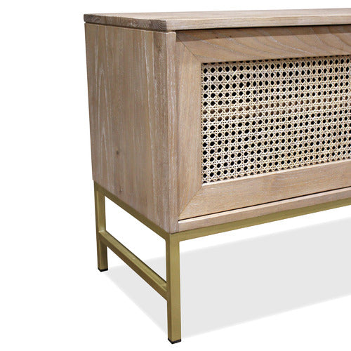 CARRINGTON FURNITURE 160CM LILO RATTAN TV UNIT
