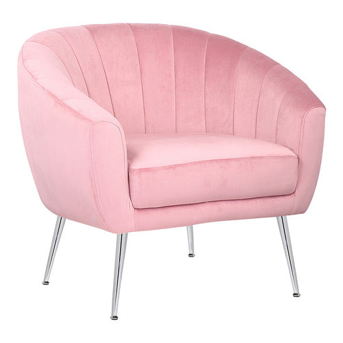 SOUTHERN STYLERS LINOS VELVET ARMCHAIR