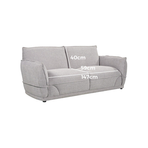 BY DESIGNS LIONNEL 2 SEATER UPHOLSTERED SOFA