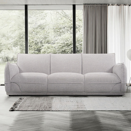 BY DESIGNS LIONNEL 3 SEATER UPHOLSTERED SOFA