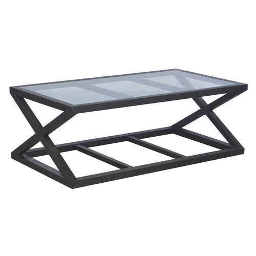 HAMILTON FURNITURE LORELIA OAK WOOD COFFEE TABLE