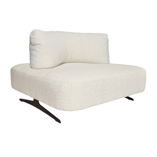 BROOKLYN AND BELLA LUCA BOUCLE LOUNGE CHAIR