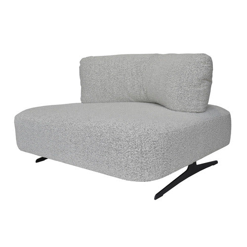 BROOKLYN AND BELLA LUCA BOUCLE LOUNGE CHAIR
