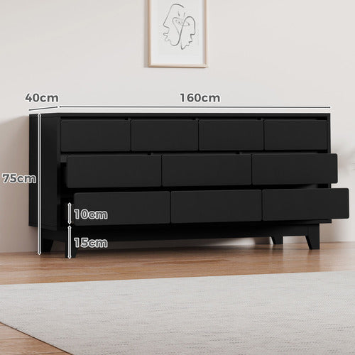 HOXTON ROOM LUTTRELL 10 DRAWER CHEST
