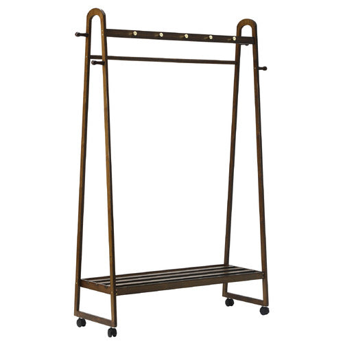 LIVING FUSION LYNNE BAMBOO CLOTHING RACK