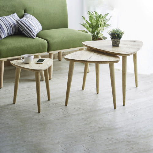 MAJA ANSEL DESIGN 3 PIECE PARSONS NESTING COFFEE TABLE SET