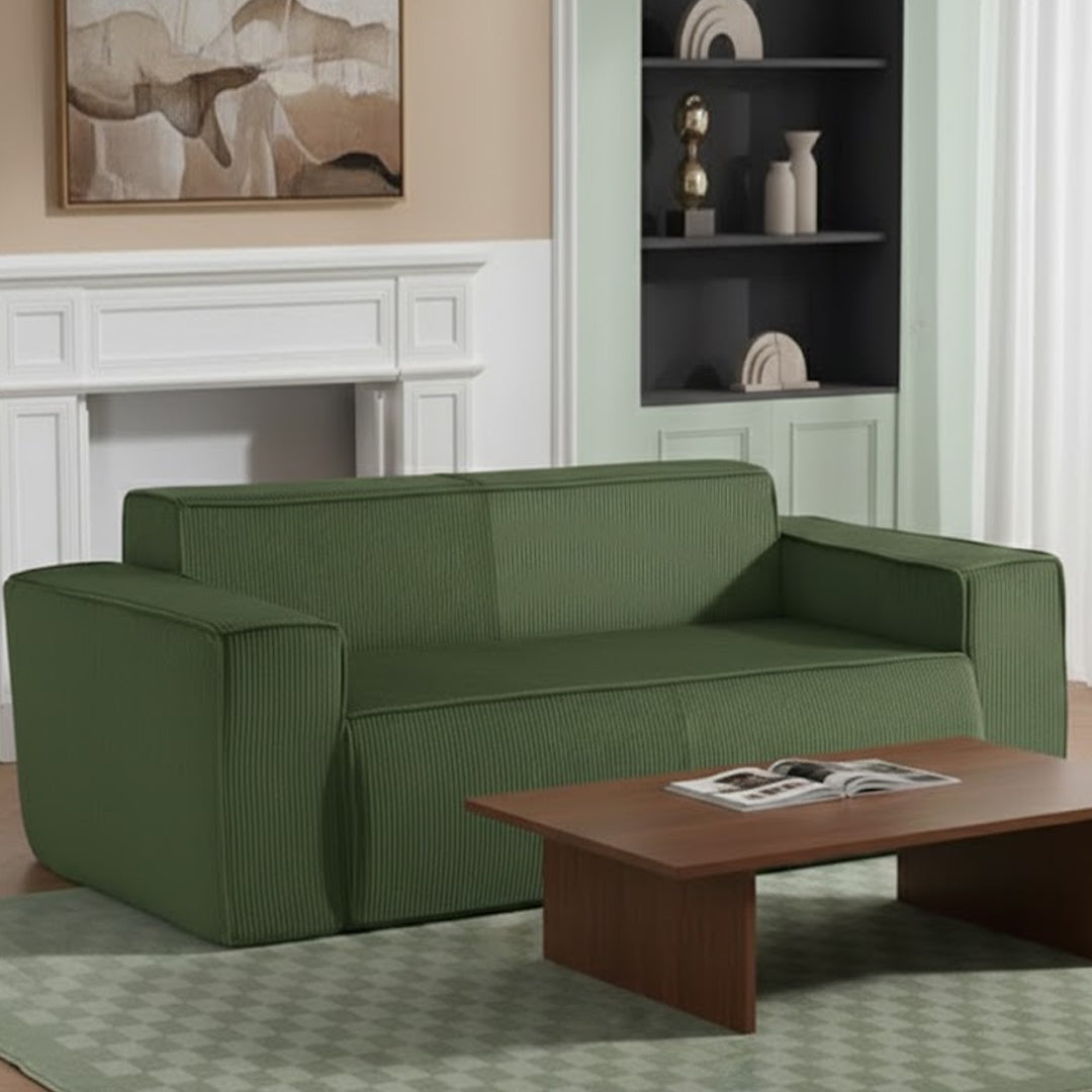 MCINTYRE 3 SEAT SOFA OLIVE GREEN
