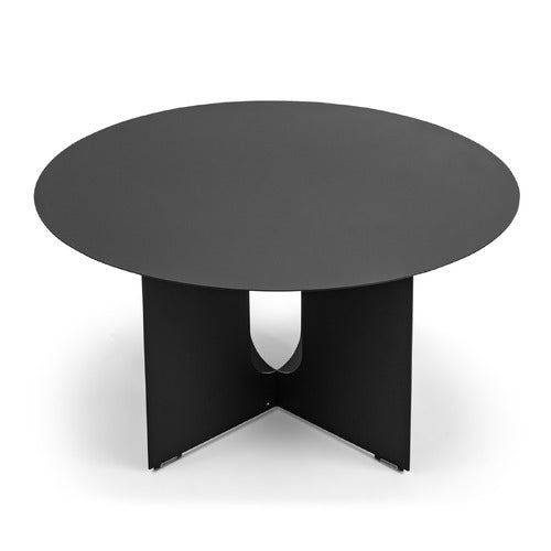 CONTINENTAL DESIGNS MAFFEI STAINLESS STEEL COFFEE TABLE