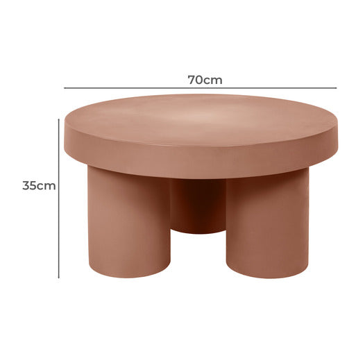 MAKKARI POLYSTONE OUTDOOR COFFEE TABLE