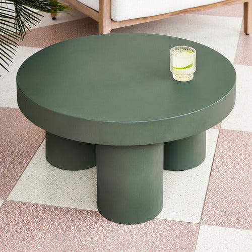 MAKKARI POLYSTONE OUTDOOR COFFEE TABLE
