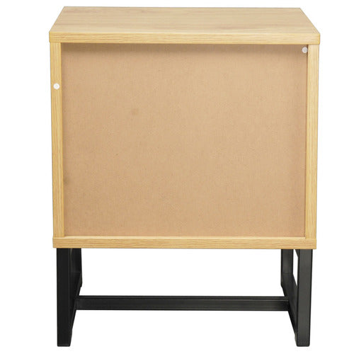 CAST IRON OUTDOOR MILAN 2 DRAWER BEDSIDE TABLE