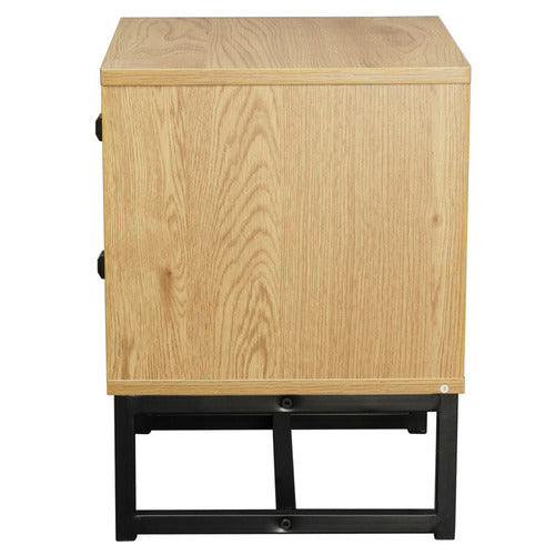 CAST IRON OUTDOOR MILAN 2 DRAWER BEDSIDE TABLE