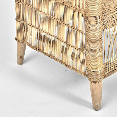 TRIBAL EXPRESSIONS AUTHENTIC MALAWI REED ARMCHAIR