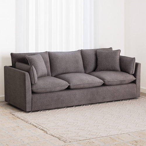 MALIBU 3 SEATER UPHOLSTERED SOFA