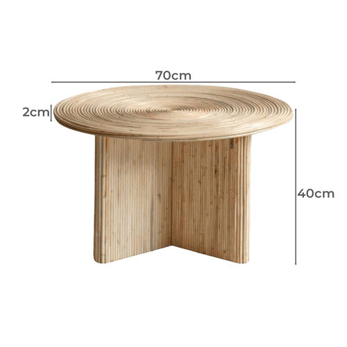 SLH HOUSE MALINA JAWIT RATTAN COFFEE TABLE