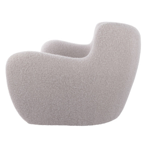 THE HOME COLLECTIVE MALIX FAUX MOHAIR ARMCHAIR