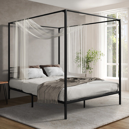 LIVING FUSION MALONE STEEL QUEEN BED FRAME