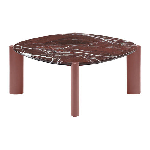 MARILYN MERLOT MARBLE COFFEE TABLE