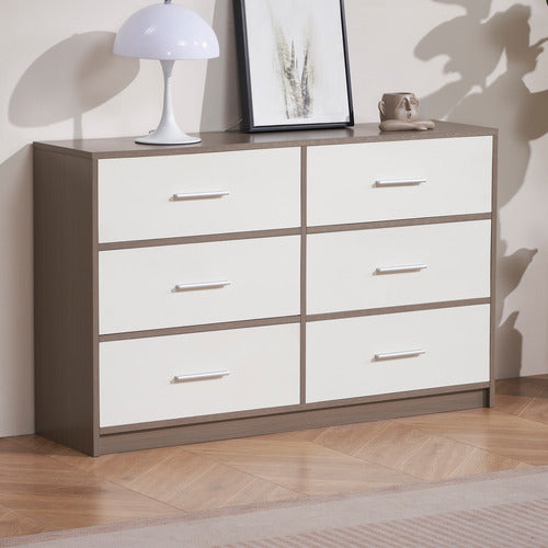 AROYA HOME MARLOWE 6 DRAWER CHEST