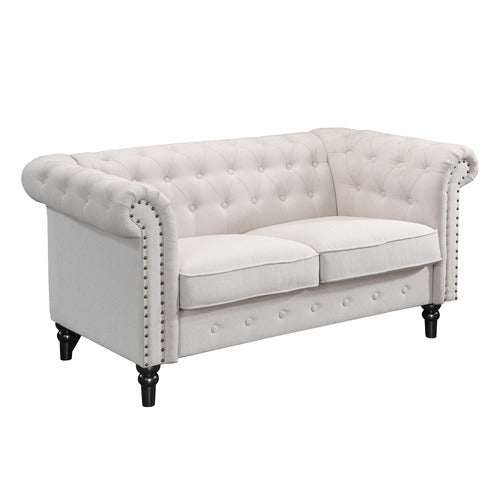 BY DESIGNS CORNELIA CHESTERFIELD 2 SEATER SOFA