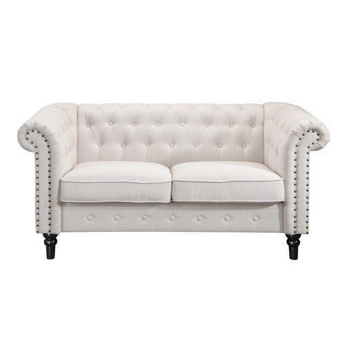 BY DESIGNS CORNELIA CHESTERFIELD 2 SEATER SOFA