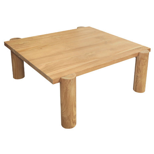 LA VERDE MAURO MAHOGANY WOOD COFFEE TABLE