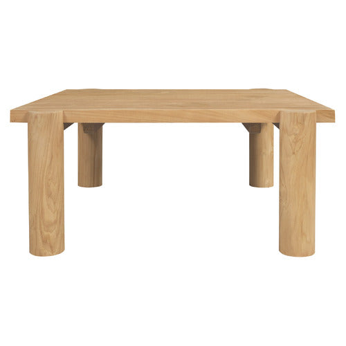LA VERDE MAURO MAHOGANY WOOD COFFEE TABLE